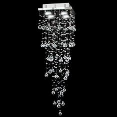 Lustre De Cristal Mie Quadrado 28X28X90Cm - Jp/Mie/28