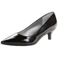 Trotters Sapato feminino Paulina, Patente preta, 6 Wide