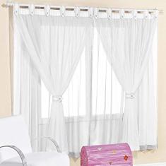 Cortina Juvenil para varão simples 2m Branco
