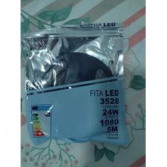 Fita LED 3528 BRANCO QUENTE Rolo 5m com fonte 12V 2A