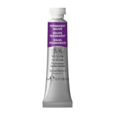 Winsor & Newton Aquarela profissional, tubo de 5 ml, malva permanente