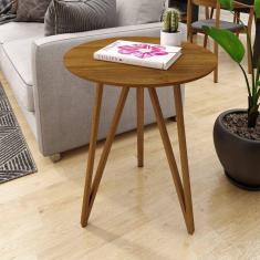 Mesa Lateral Corinto 60 Cm Amadeirado / Mel