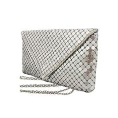 Bolsa Clutch Carteira Envelope Mão Metal Baladas Casamentos - Nicbolsa
