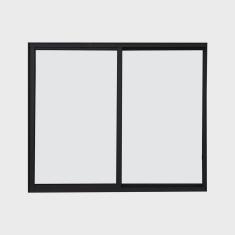 Janela de Alumínio 80x80cm 2 Folhas Fortline Atlântica