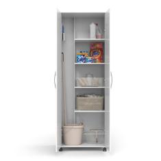 Armário Multiuso Napoles Lavanderia 02 Portas Branco
