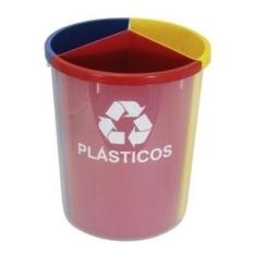 Lixeira Mix Com 3 Divisões 30 Litros - JSN