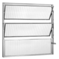 Janela de Aluminio Basculante 60x40cm Ecosul  Branco