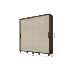 Roupeiro/Armário/Guarda Roupas/Organizador MONT 2 Portas de Correr ret