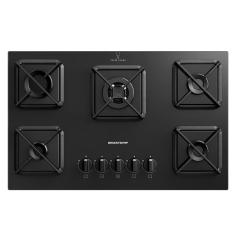Cooktop Brastemp 5 Bocas a Gás BDS75AE | Ferro Fundido e Super Chama