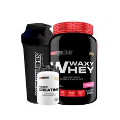 Kit 1x Whey Turbo 900g + 1x Creatina Turbo 100g - Bodybuilders-Unissex
