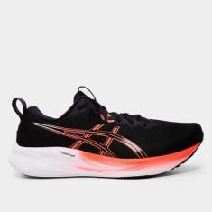 Tênis Asics Gel-Pulse 16 SE Masculino, Preto, Vermelho, 43