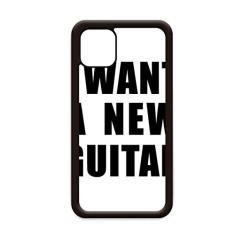 Capa I Want A New Guitar para iPhone 11 Pro Max para Apple Mobile Case Shell