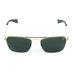 Óculos de Sol Polarizado Zabo Lensk Dourado Lente Verde