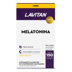 Suplemento Alimentar Lavitan Melatonina Maracujá com 150 Comprimidos 150 Comprimidos Mastigáveis