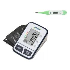 Monitor De Pressão Arterial Digital De Braço + Termômetro