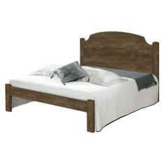 Cama De Casal íris Castanho - Cambel Móveis