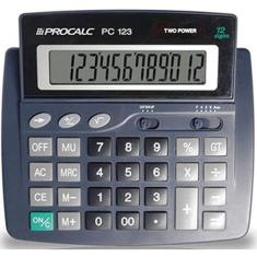 Calculadora De Mesa 12 Dig. Visor Incl. Mod.Pc123 - PROCALC