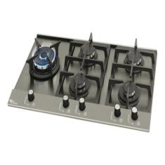 Cooktop Fischer 5q Platinium Gás 5 Bocas Escovado - Bivolt Cor Prime 127v/220v