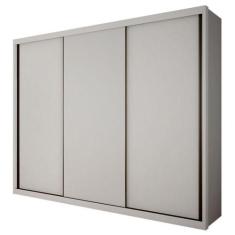 Guarda Roupa Casal Palazzo 3 Portas 6 Gavetas Neve  Novo Horizonte