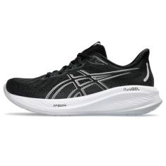 ASICS Tênis de corrida feminino Gel-Cumulus 26, Preto/concreto, 10.5 Wide