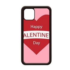Capa Happy Valentine's Day rosa vermelha para iPhone 11 Pro Max para Apple Mobile Case Shell