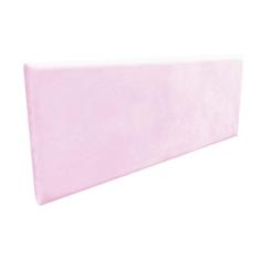Cabeceira Painel Clean para Cama Solteiro 90 cm Suede Rosa