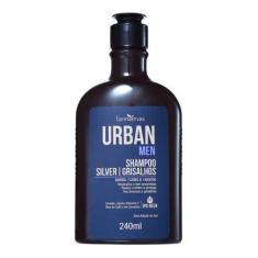 Shampoo Silver Grisalhos Farmaervas Urban Men 240ml