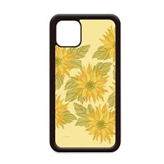 Pintada à mão, planta, girassol, vegetação para iPhone 11 Pro Max capa para Apple Mobile Case