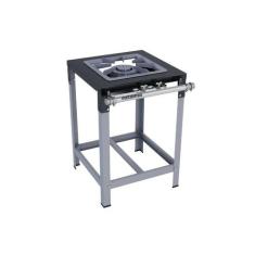 Fogão Industrial 1 boca dupla 40x40 Metalmaq, Gás Natural