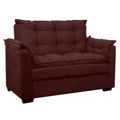 Sofá 2 Lugares Confortável Pequeno 140cm Small Herrero Marsala