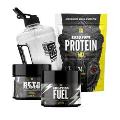 Kit Whey Protein Mix + Creatina Fuel 150g + Beta Alanina + Galão 1,5L-Unissex