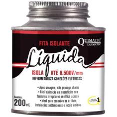 Fita Isolante Líquida Quimatic Preta 200ml - BD1 - TAPMATIC