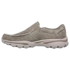 Skechers Ajuste relaxado masculino - Creston-Moseco, Cinzento-acastan, 42