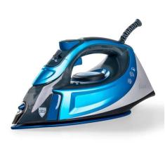 Ferro a Vapor Oster Turbo Steam Base Cerâmica Extra Grande, Azul, 220V