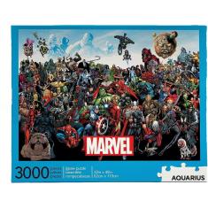 Quebra-Cabeça Marvel 3000 Peças - Licenciado - Sem Brilho - Encaixe Preciso - 81x114cm