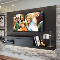 Painel para TV até 50 Polegadas 1 Gaveta Kd1601 Home Quiditá Preto