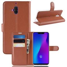 LEAGOO S10 Capa, carteira flip de couro PU premium com compartimento para cartão, suporte e fecho magnético [capa interior à prova de choque de TPU] Compatível com LEAGOO S10
