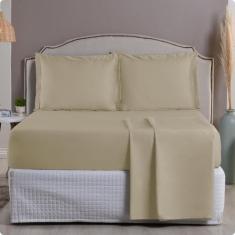 Lençol King Avulso Algodão Egípcio 1000 Fios - Elástico Toda a Volta -