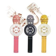 Microfone Bluetooth Sem Fio Karaoke Com Led Fm Mt-1035