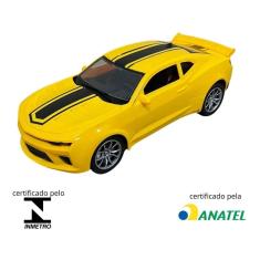 Carrinho de Controle Remoto Camaro Amarelo Hype Speed - Bbr Toys