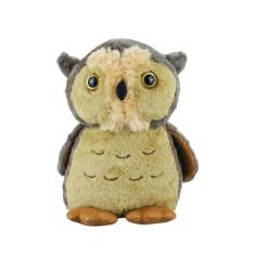Coruja De Pelúcia Marrom Safari Em Pé 23 Cm - Fofy Toys
