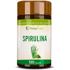 Spirulina 120 Cápsulas De 500mg Prime Ervas