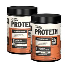 Kit 2X: Proteína Vegana Chocolate Plant Power Protein 490g