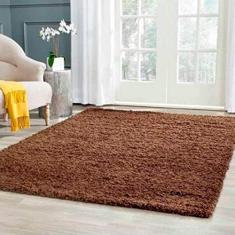 Tapete Furry Tabaco Casa Dona 200x300