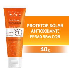 Protetor Solar Facial Avène Mat Perfect Fluido FPS60 com 40g 40g