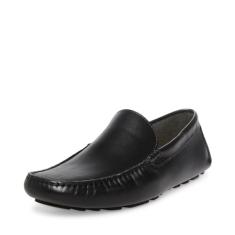 Steve Madden Mocassim Bernie masculino, Preto, 41