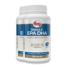 Kit 2 Ômega 3 EPA DHA Vitafor 120 Cápsulas