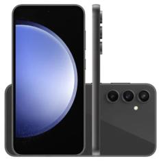 Smartphone Samsung Galaxy S23 Fe, 5G, 128GB, 8GB RAM, Octa Core, Câmera Tripla 50MP, Tela Infinita de 6.4", Android 13, Grafite