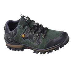 Tenis Adventure Masculino Intrunder De Couro Original Trilha  Pesca Paintball Mata Caminhada-Masculino