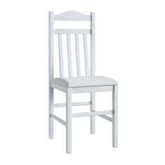 Conjunto 2 Cadeiras de Madeira 300 Móveis Canção - Branco